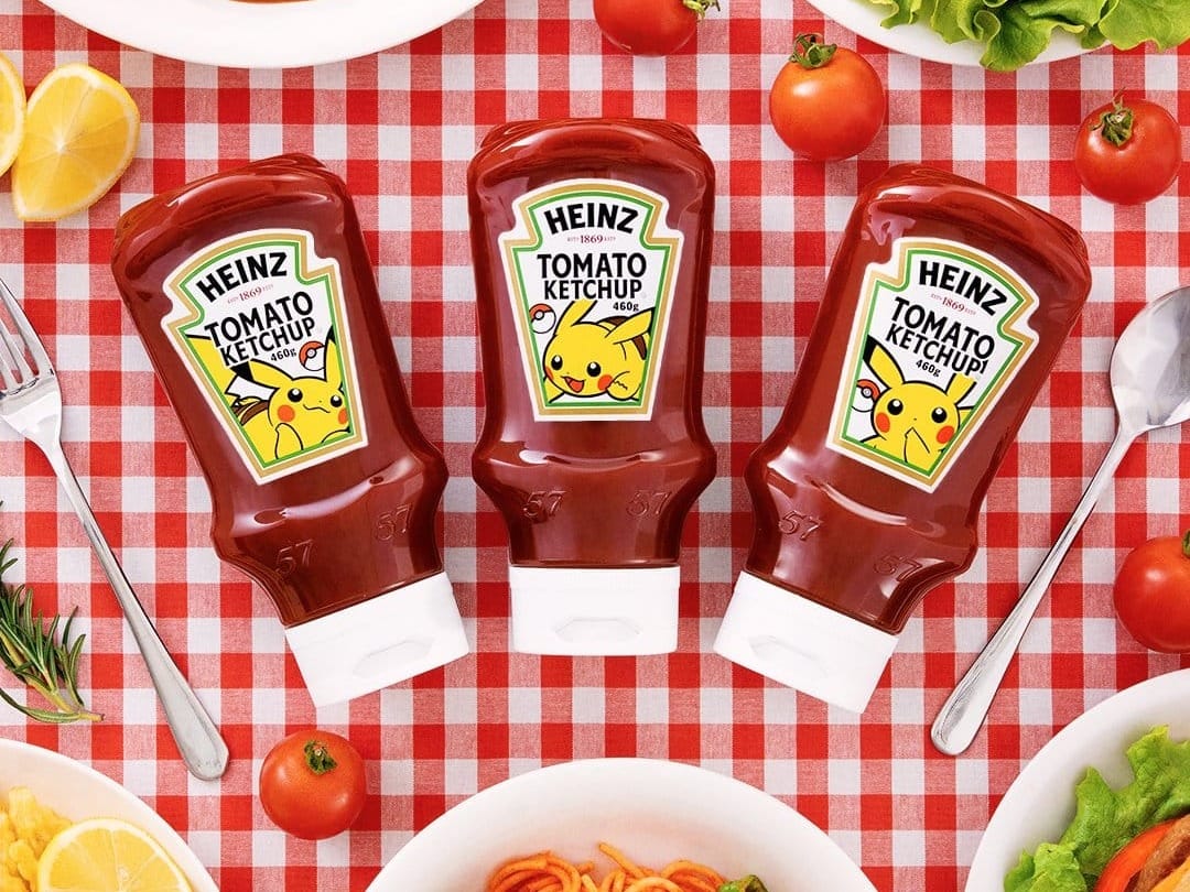 Heinz is putting Pikachu on its iconic ketchup bottles